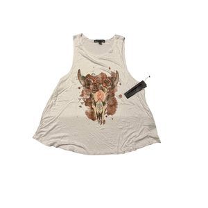 Prince Peter Collection Cow Skull Southwest Tank Top